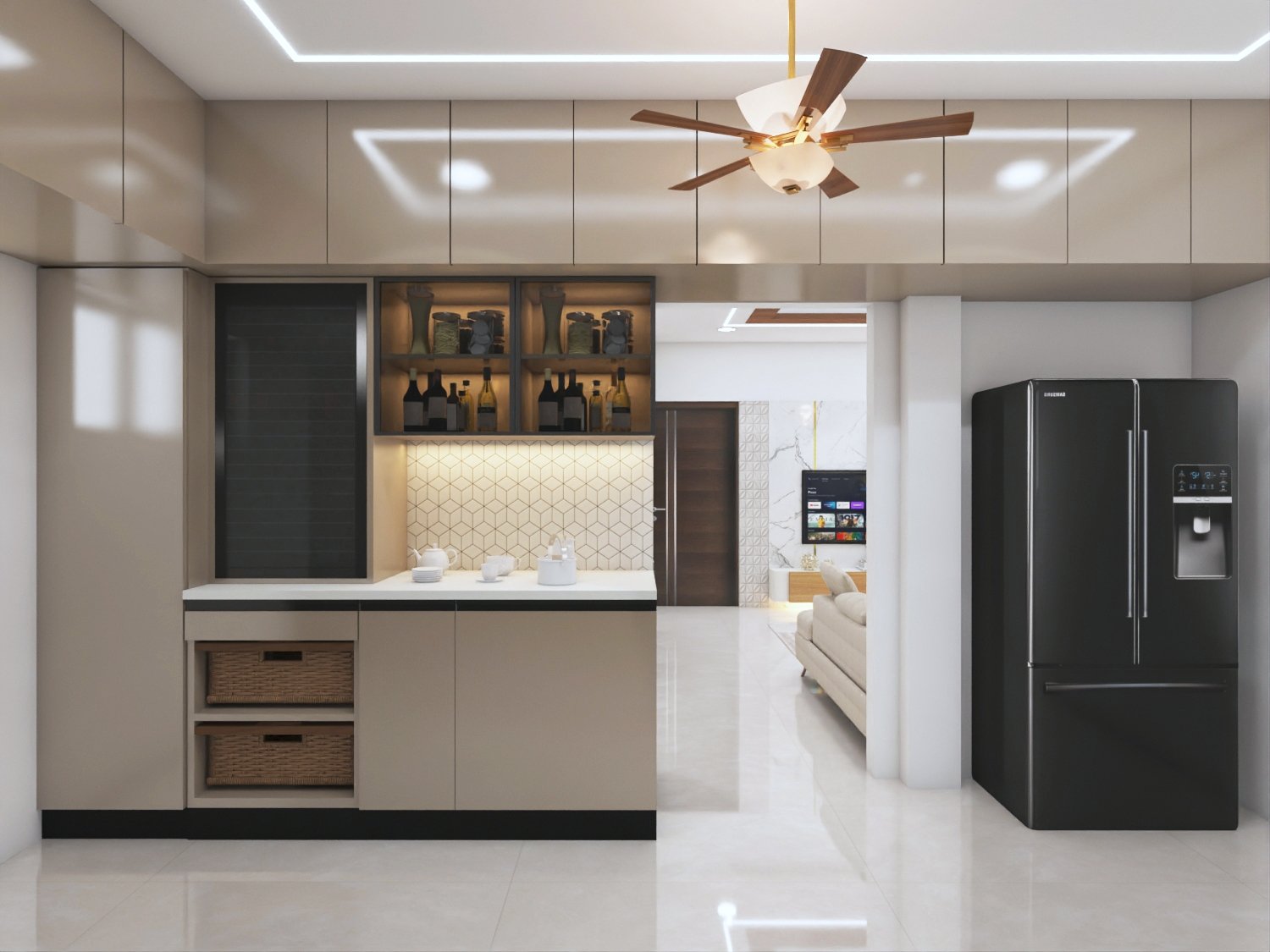 Modern home furniture interior